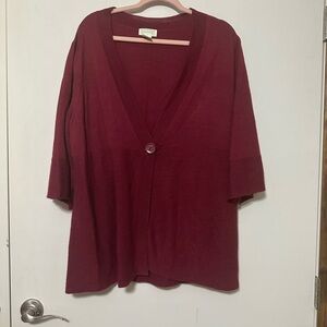 Maurices Burgundy Knit Sweater